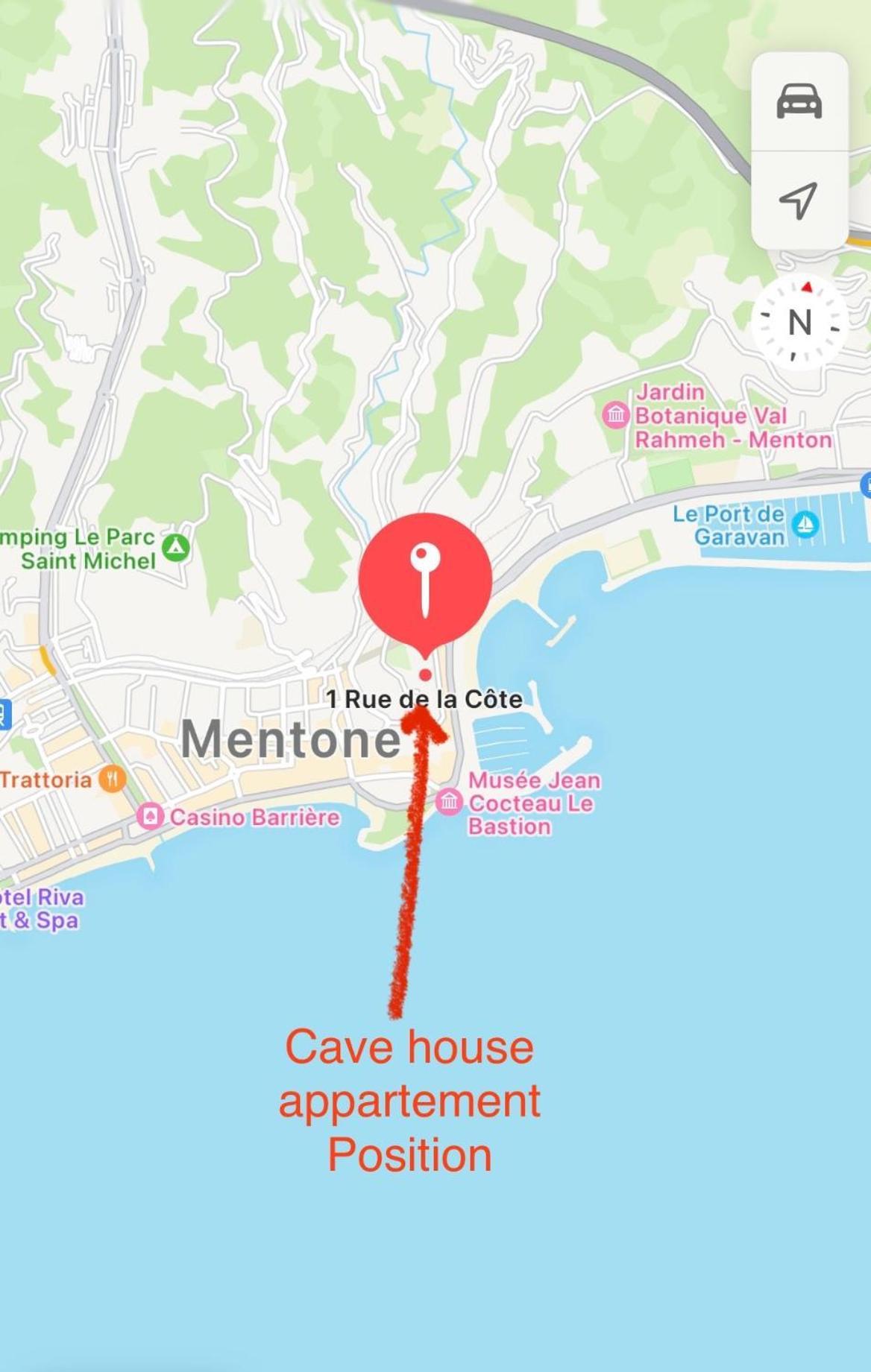 Cave House Apartment Menton Ngoại thất bức ảnh